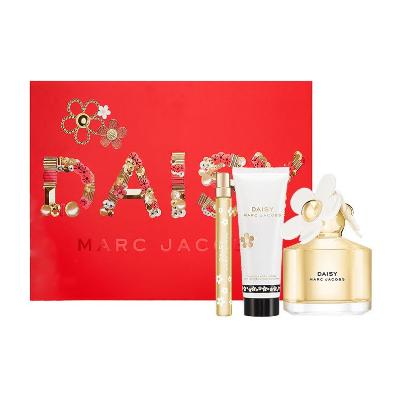 MARC JACOBS COFFRET 3 PIECES EAU DE TOILETTE VAPORISATEUR 100ML + BODY LOTION 75ML +VAP. SAC 10ML