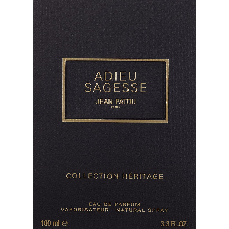 Jean Patou Paris  Adieu Sagesse Collection Héritage EDP Spray 100 ml Blister