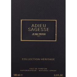 Jean Patou Paris  Adieu Sagesse Collection Héritage EDP Spray 100 ml Blister