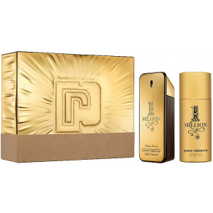1 Million  Paco Rabanne  Homme   Coffret  Le Parfum  EDP Vaporisateur  100 ml+ Déodorant 150 ml Spray