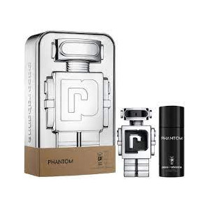 Phantom Paco Rabanne Coffret  Eau de Toilette  Vaporisateur  100 ml + vaporisateur de poche edt  10 ml Spray  Blister