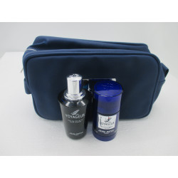 Jean Patou  Voyageur Coffret  Homme   3 PCS EDT  Vaporisateur 100 ml + Déodorant  75 ml+ Trousse Toilette