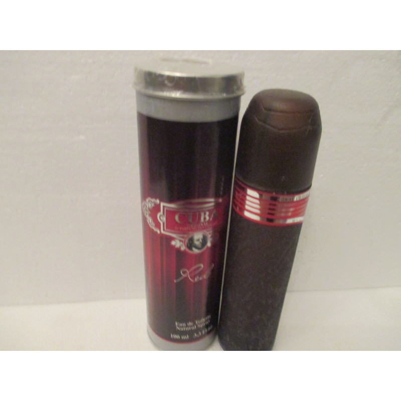 Cuba Red Original   Homme EDT Vaporisateur 100 ml Boite Tube