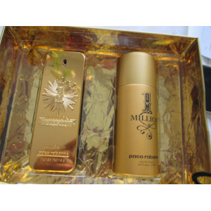 1 Million  Paco Rabanne  Homme   Coffret    EDT Vaporisateur  100 ml+ Gel Douche 100 ml